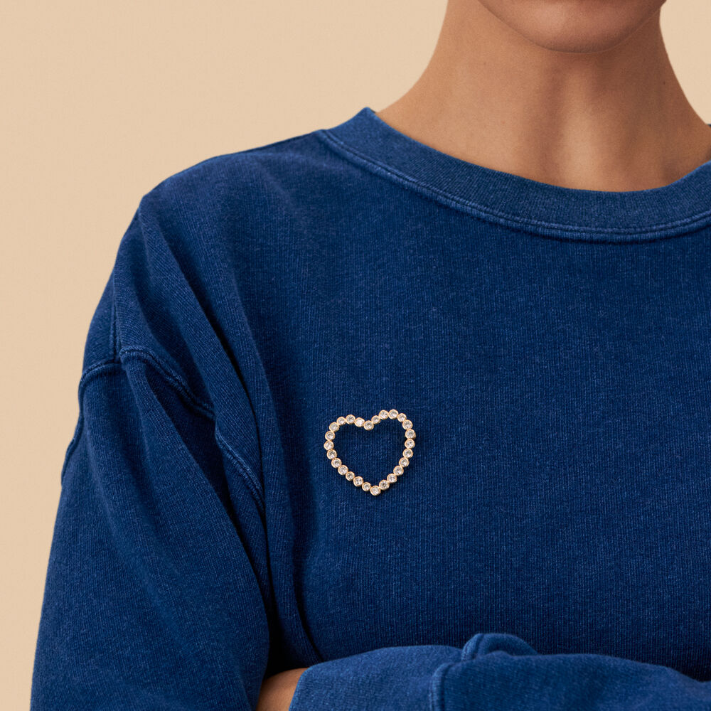 Broche ADAMAS - Cristal / Dorado - Accesorios joyas  | Agatha