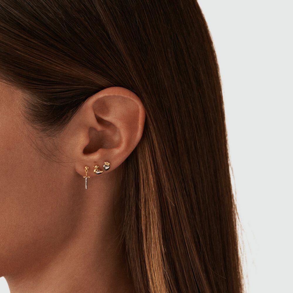 Piercing mini MINI PATITO - Dorado / Plateado - Piercings  | Agatha