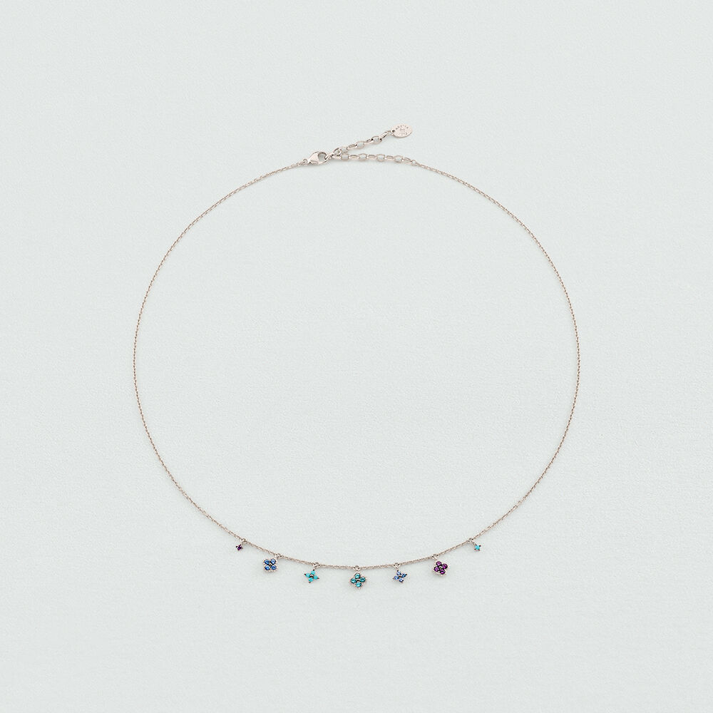 Collar corto BELOVED - Multicolor / Plata - Collar corto  | Agatha