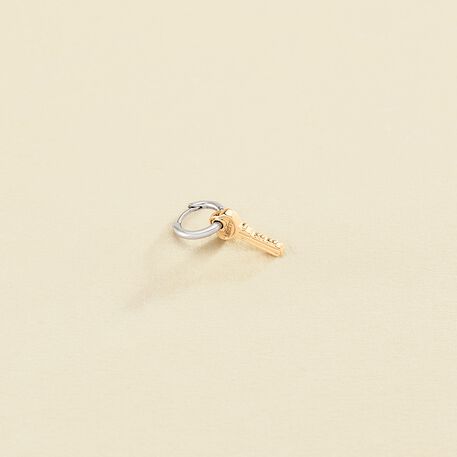 Piercing criolla MINI LLAVE - Oro / Plata - Piercings  | Agatha
