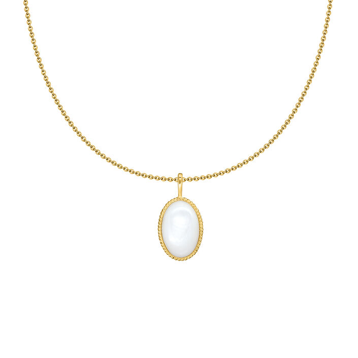 Collar midi ALOHA - Nácar / Oro - Collares  | Agatha