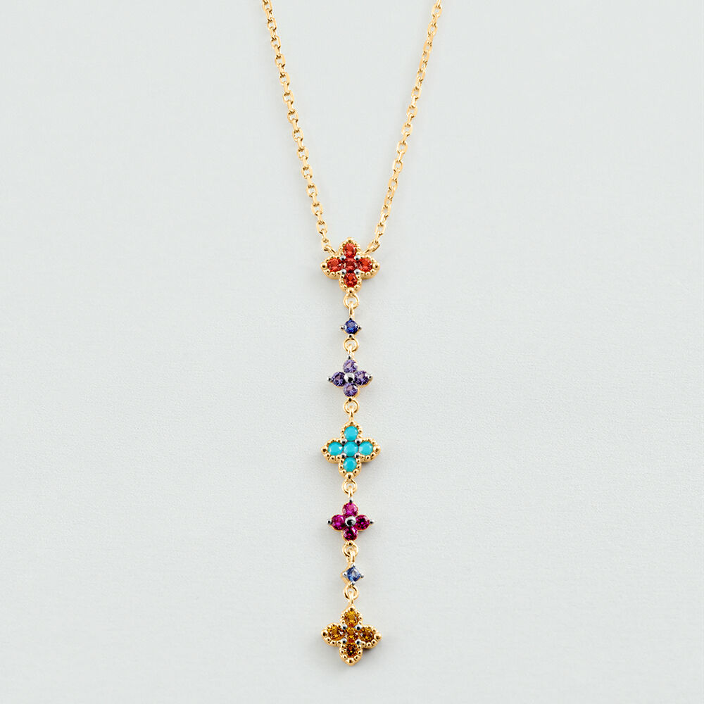 Collar corto BELOVED - Multicolor / Oro - Collar corto  | Agatha