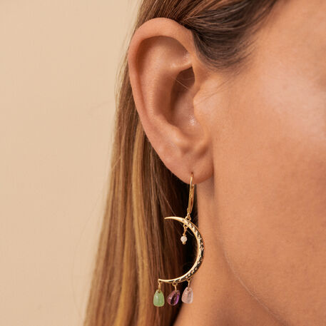Pendientes largos SWING - Dorado - Pendientes  | Agatha