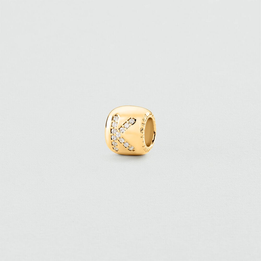Colgante LUCKY - Cristal / Dorado - Joyas  | Agatha