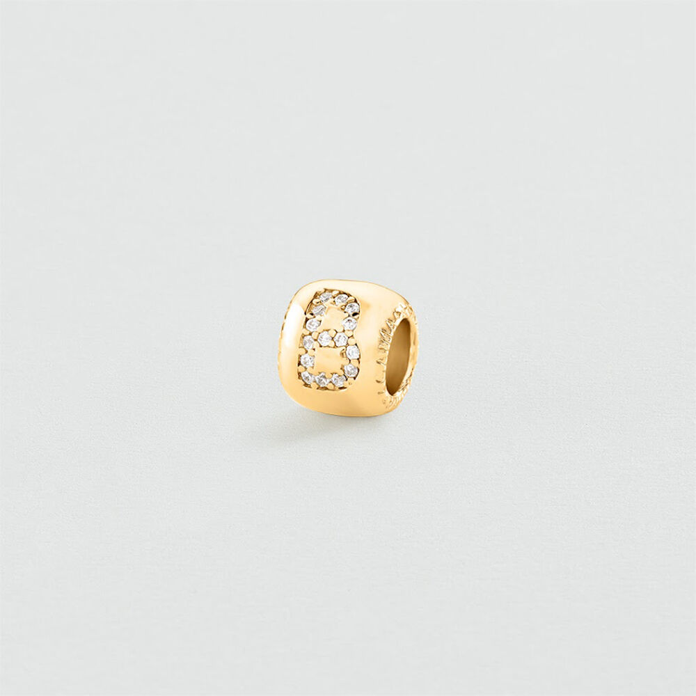 Colgante LUCKY - Cristal / Dorado - Joyas  | Agatha