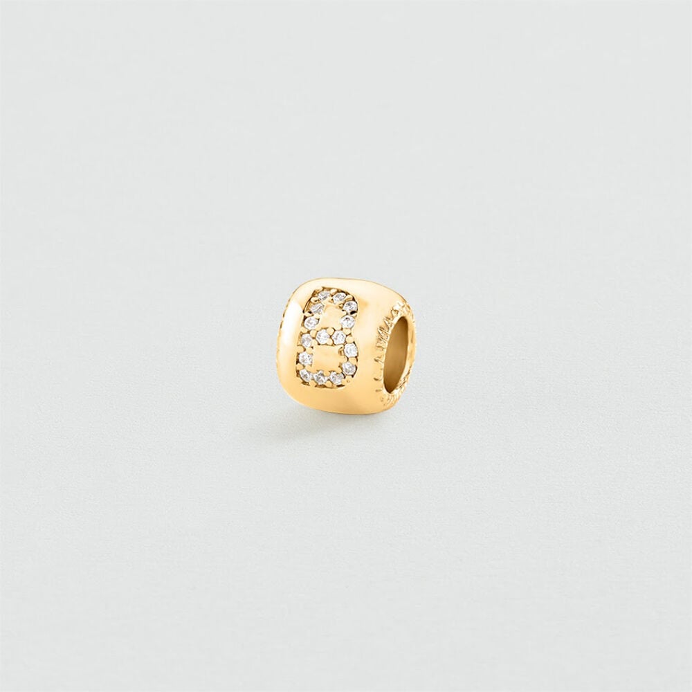 Colgante LUCKY - Cristal / Dorado - Joyas  | Agatha