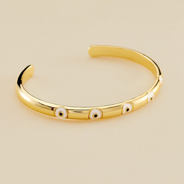 Pulsera rígida CYCLADES - Dorado - Pulseras  | Agatha