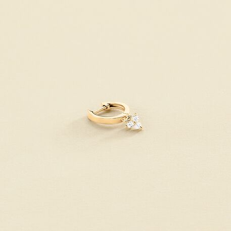 Piercing criolla CRIOPUNT - Cristal / Dorado - Piercings  | Agatha