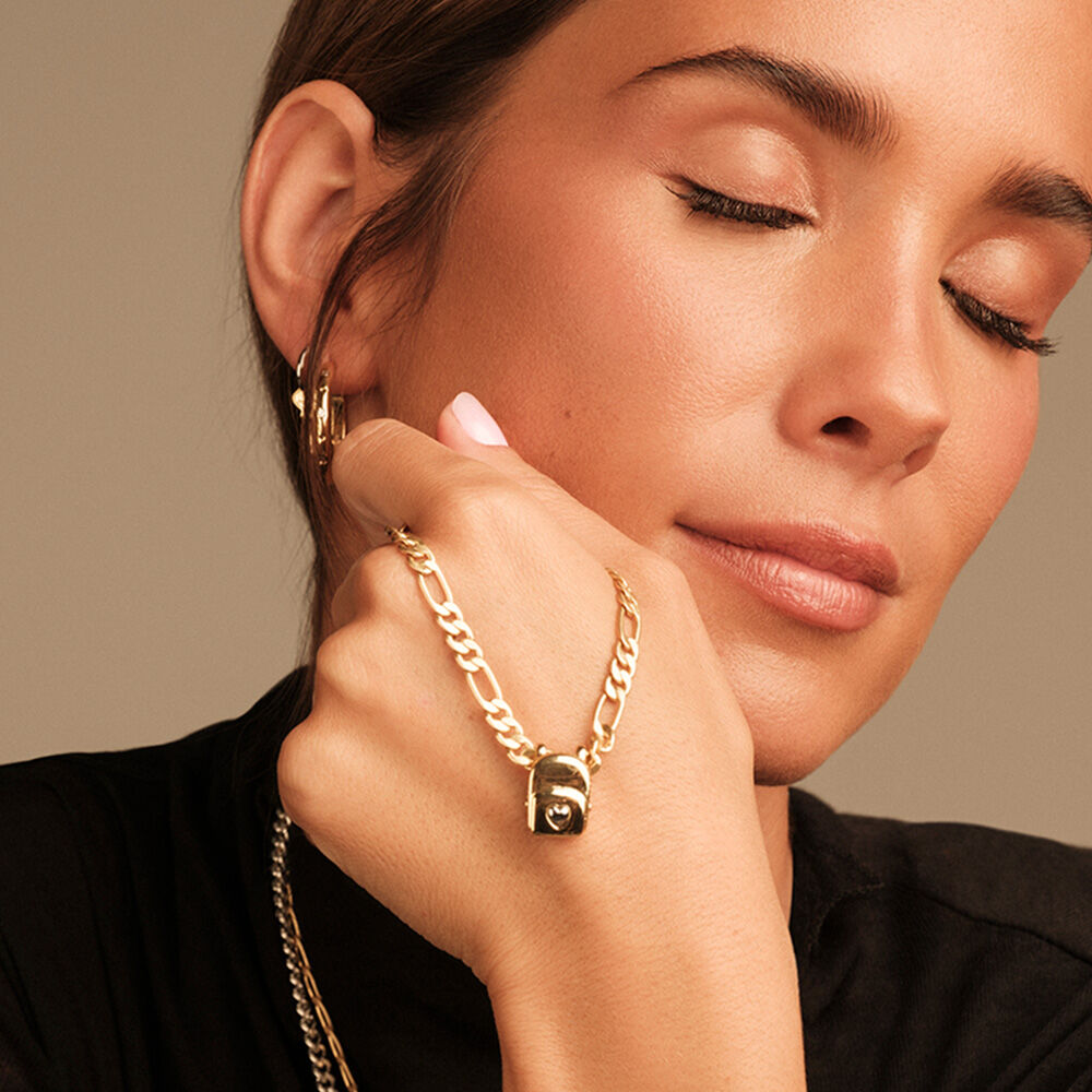 Collar midi F&Iacute;GARO - Dorado - Cadena  | Agatha