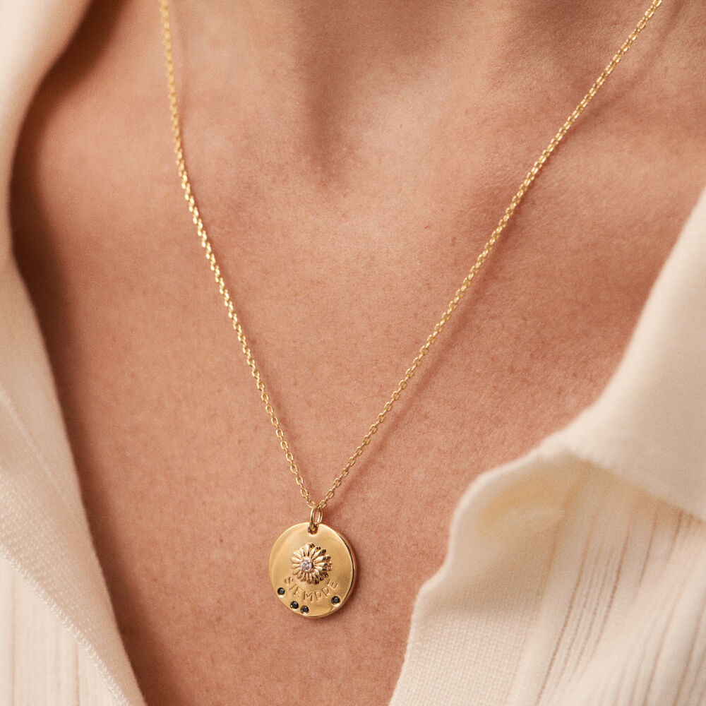 Collar corto SEMPRE - Cristal / Dorado - Collar corto  | Agatha