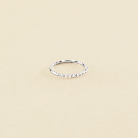 Anillo fino BELOVED - Cristal / Plateado - Anillos  | Agatha