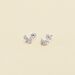 Pendientes cortos MASCOTTE - Plata / Oro - Pendientes  | Agatha