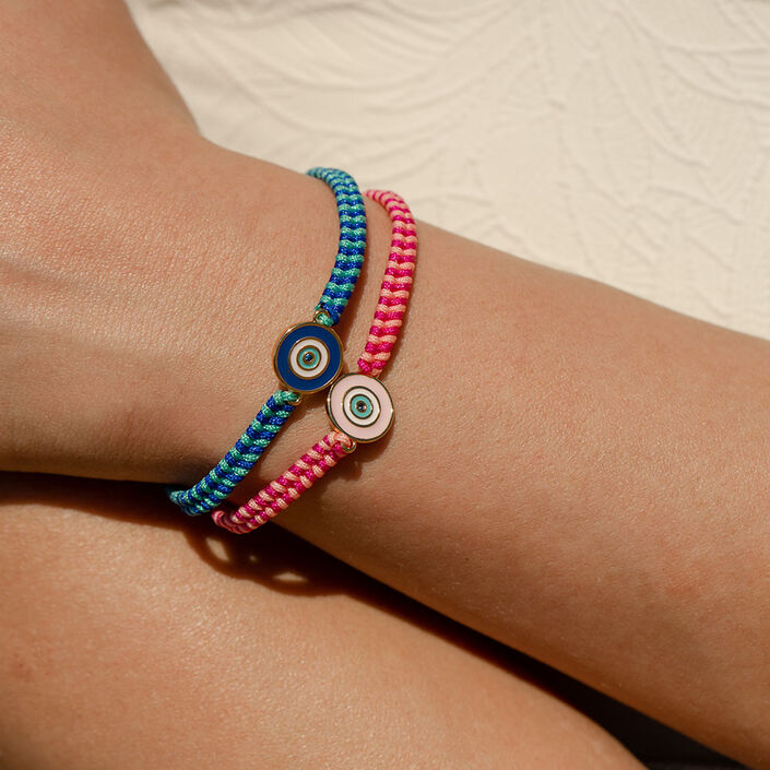Pulsera de cadena CYCLADES - Rosa / Oro - Pulseras  | Agatha