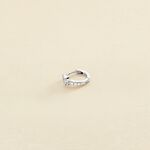 Piercing criolla DIAMFLOR - Cristal / Plateado - Piercings  | Agatha