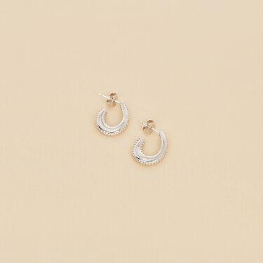 Criollas GEMINI - Cristal / Plateado - Pendientes  | Agatha
