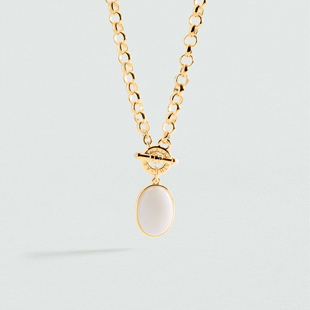 Collar corto LA RIVIERA - Blanco / Oro - Collar corto  | Agatha