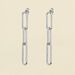 Pendientes largos ABBA - Plateado - Pendientes  | Agatha