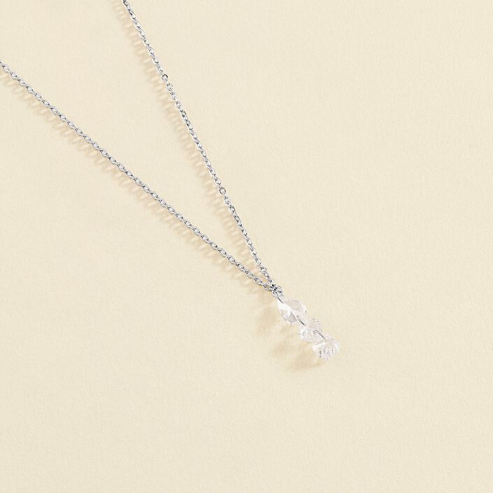 Collar corto PETILLE - Cristal / Plateado - Collares  | Agatha