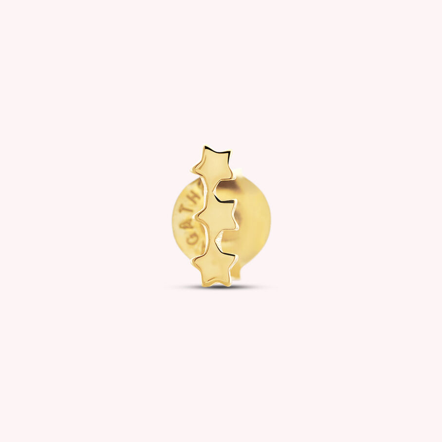 Piercing mini TRIOSTAR - Dorado - Piercings  | Agatha