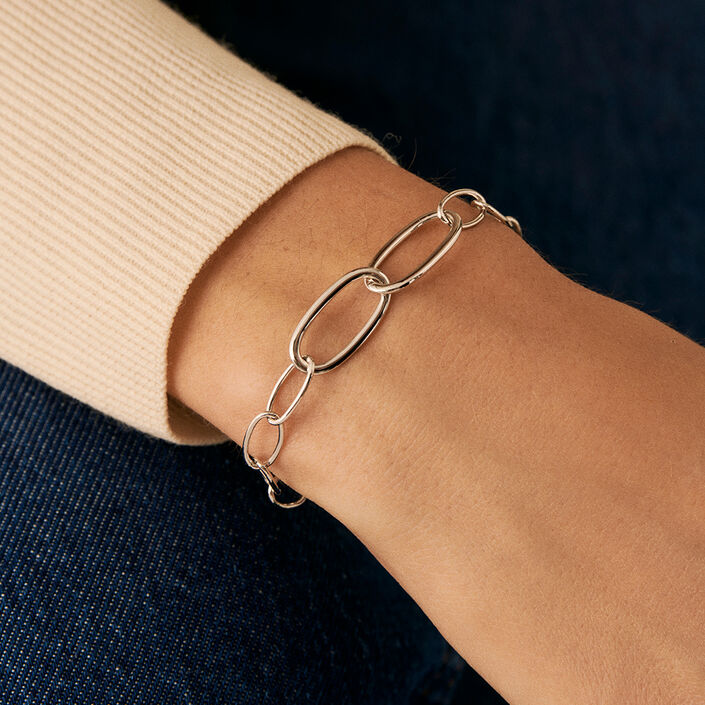 Pulsera de cadena CHAIN - Plateado - Pulseras  | Agatha