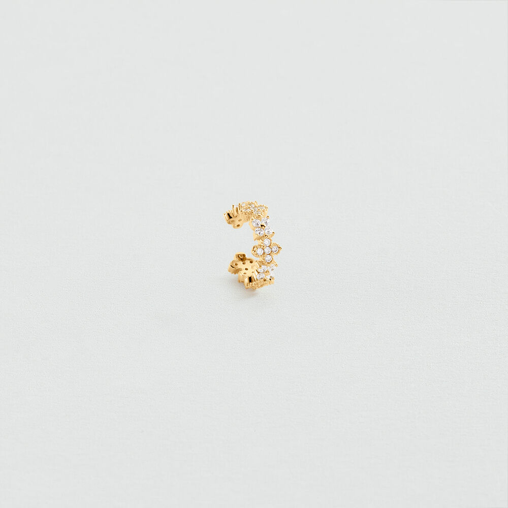 Ear cuff BELOVED - Cristal / Dorado - Pendientes  | Agatha