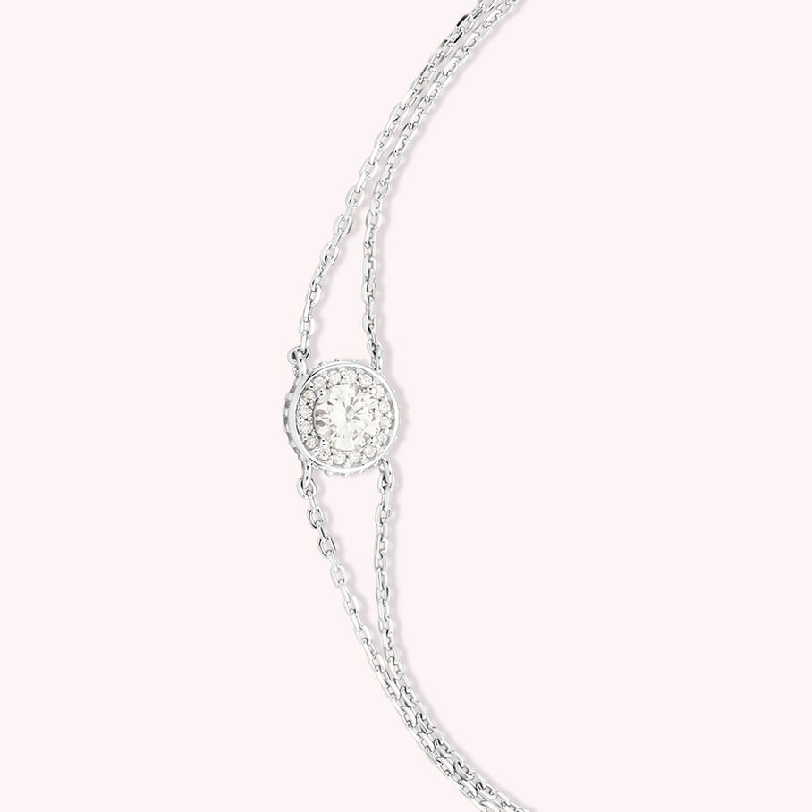 Pulsera de cadena IMPERIAL - Cristal / Plateado - Pulseras  | Agatha