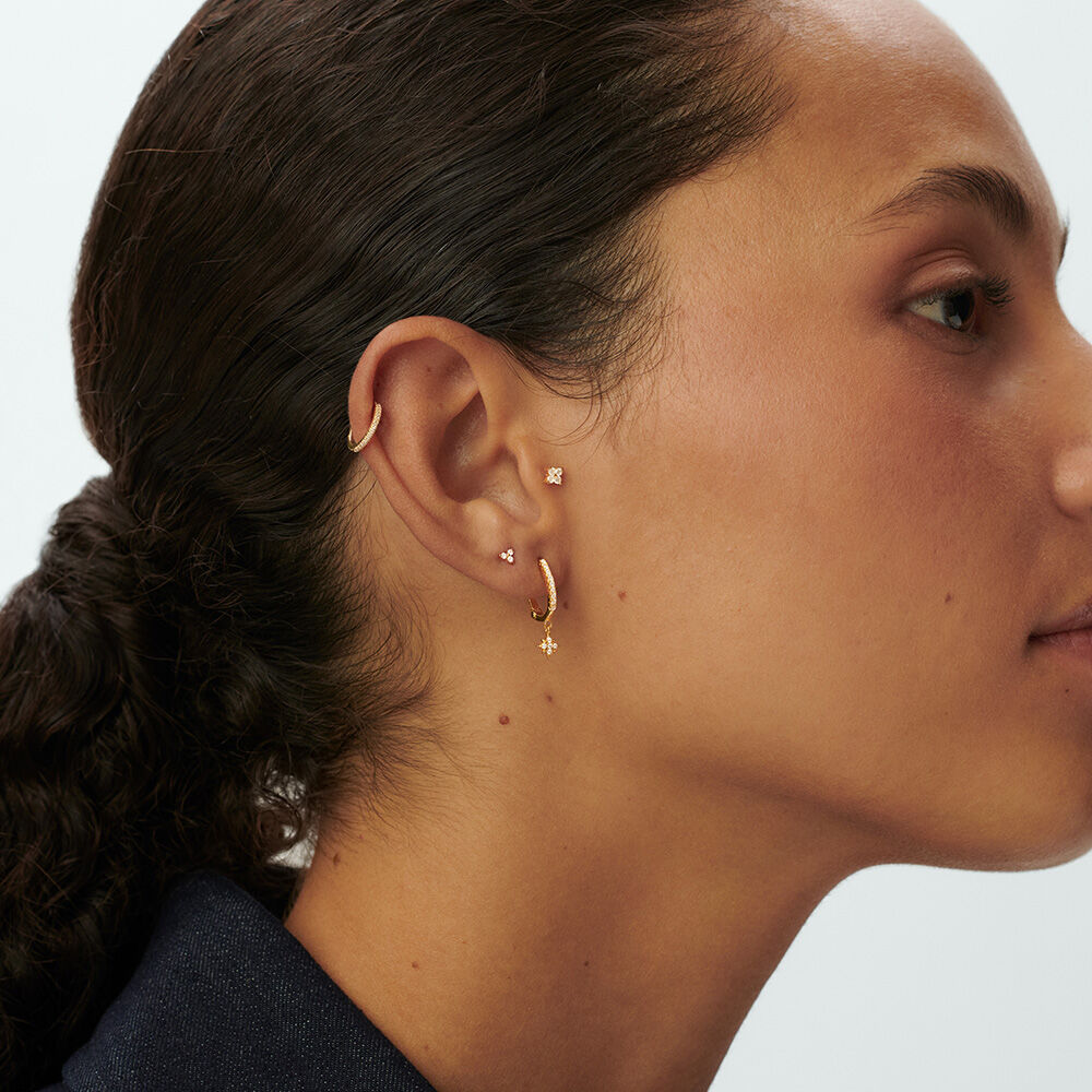 Piercing mini MINPUNTA - Cristal / Dorado - Piercings  | Agatha