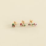 Piercing mini AMAS - Multicolor / Oro - Piercings  | Agatha