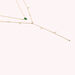 Collar largo ASTRE - Verde / Oro - Collares  | Agatha