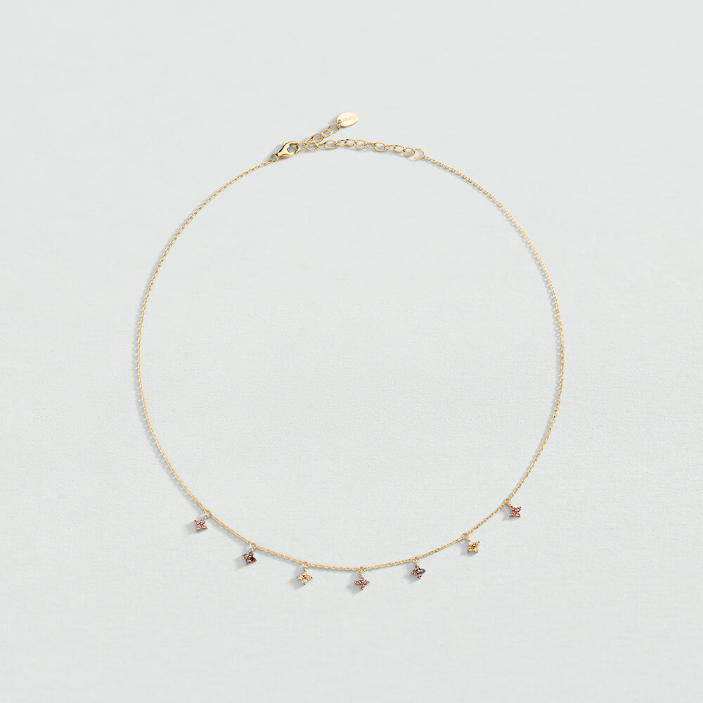 Collar corto BELOVED - Rosa / Oro - Collar corto  | Agatha
