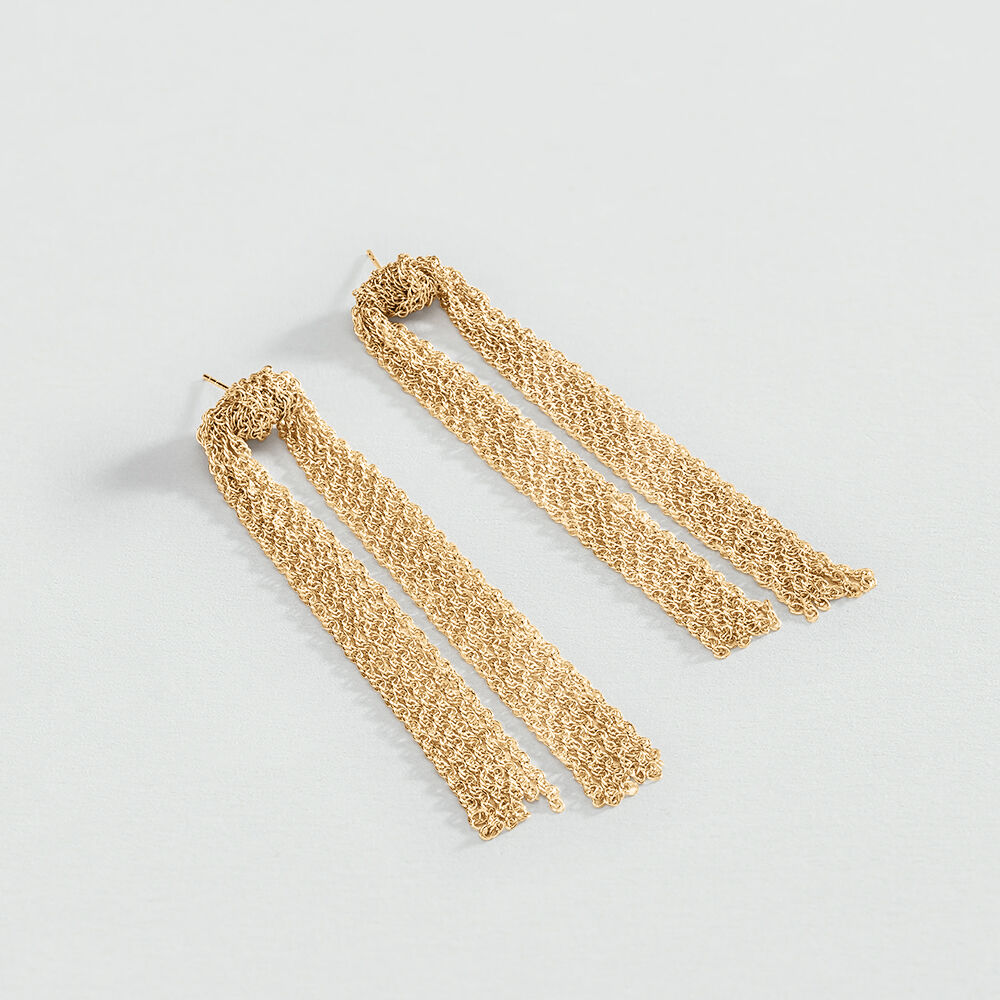 Pendientes largos SOLFERINO - Dorado - Pendientes largos  | Agatha