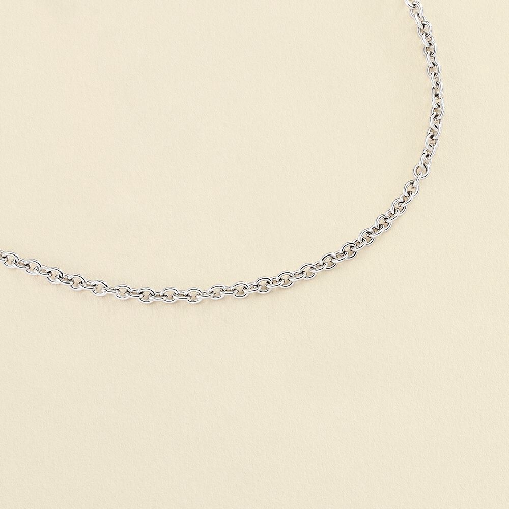Collar corto BASEFORCAT - Plateado - Cadena  | Agatha