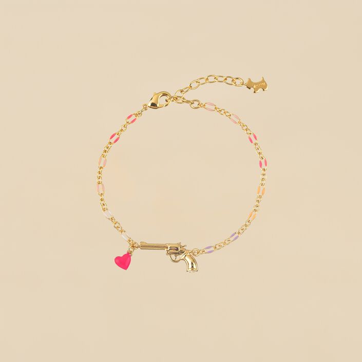 Pulsera de cadena RODEO - Multicolor / Oro - Pulseras  | Agatha