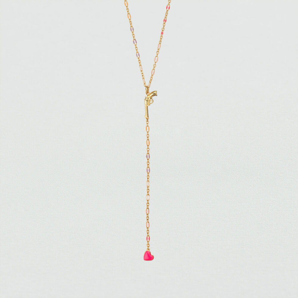 Collar midi RODEO - Multicolor / Oro - Collar de fantasía  | Agatha