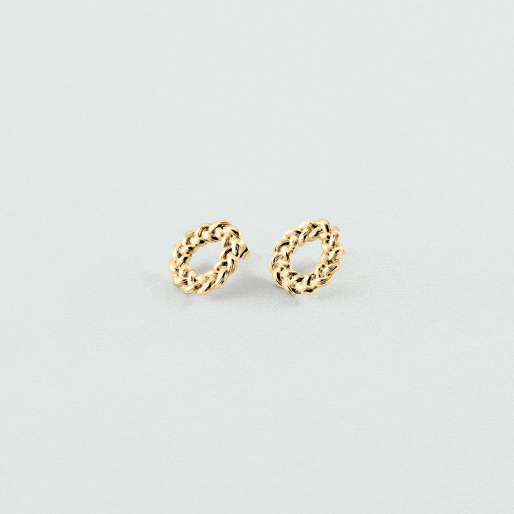 Pendientes largos TRESSE - Dorado - Pendientes de fantas&iacute;a  | Agatha