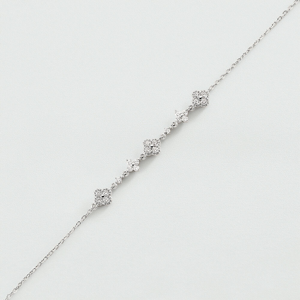 Pulsera de cadena BELOVED - Cristal / Plateado - Pulsera de cadena  | Agatha