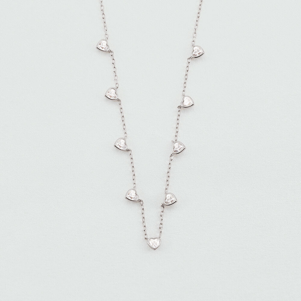 Collar corto ADOREE - Cristal / Plateado - Collar corto  | Agatha