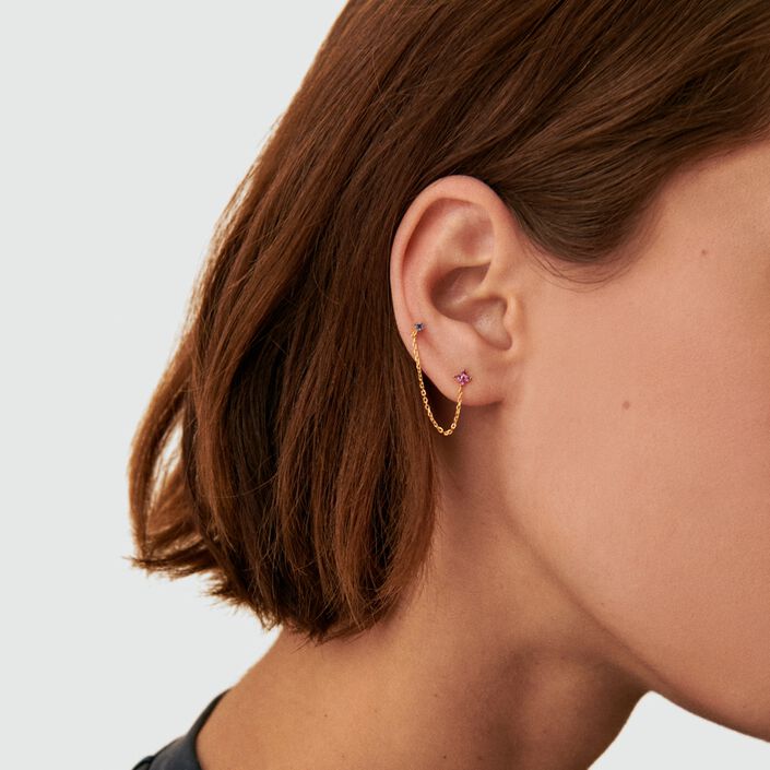 Piercing mini MIX& MATCH - Rosa / Oro - Piercings  | Agatha