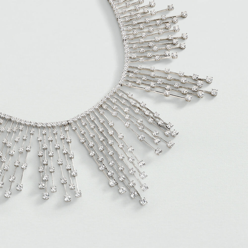 Collar corto CASCAIS - Cristal / Plateado - Collar corto  | Agatha