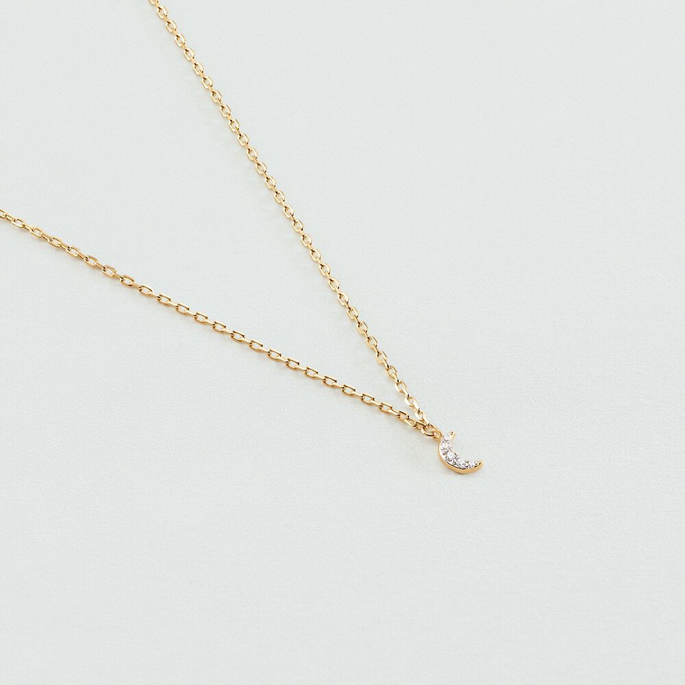 Collar corto MAHINA - Cristal / Dorado - Collar corto  | Agatha