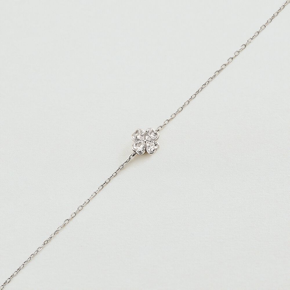 Pulsera de cadena FELICITE - Cristal / Plateado - Pulsera de cadena  | Agatha