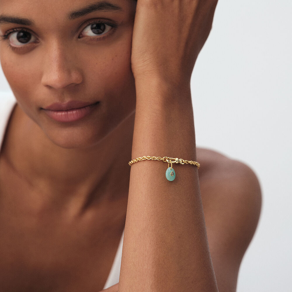 Colgante PIEDRA NATURAL - Amazonita - Sin piedra  | Agatha