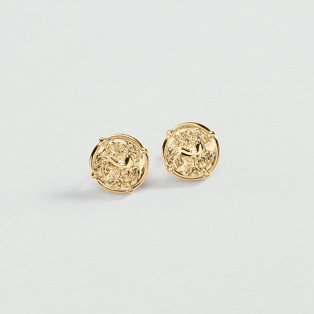 Pendientes cortos PONT DES ARTS - Dorado - Pendientes cortos  | Agatha