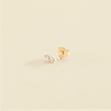 Piercing mini CROISSAN - Cristal / Dorado - Piercings  | Agatha