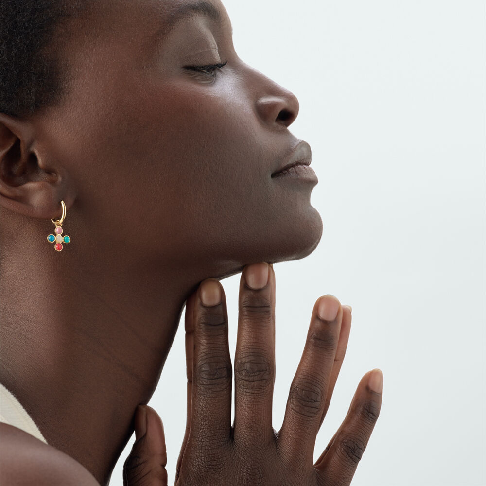 Colgante TALISMANS - Multicolor / Oro - Novedades  | Agatha