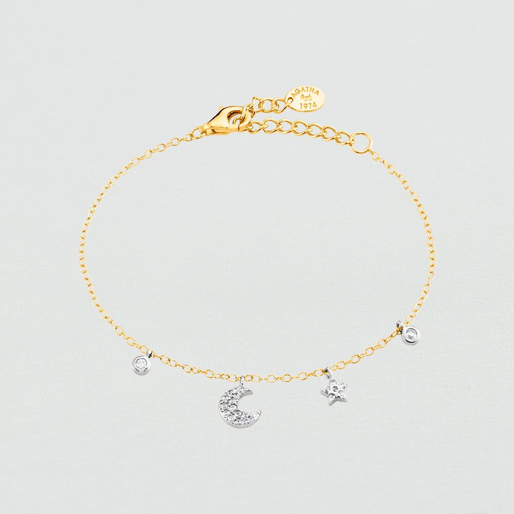 Pulsera de cadena SARA - Plateado / Dorado - Pulsera de cadena  | Agatha