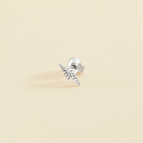 Piercing mini ECLAIR - Cristal / Plateado - Piercings  | Agatha