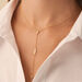 Collar midi PIRAMIDE - Cristal / Dorado - Collares  | Agatha