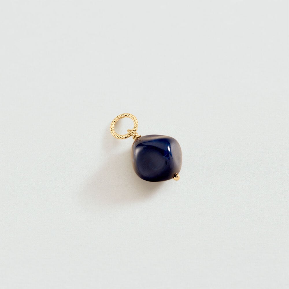 Colgante TORSADES - Azul / Oro - Outlet  | Agatha