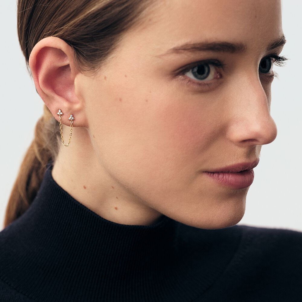 Piercing mini BONISIMO - Cristal / Dorado - Piercings  | Agatha